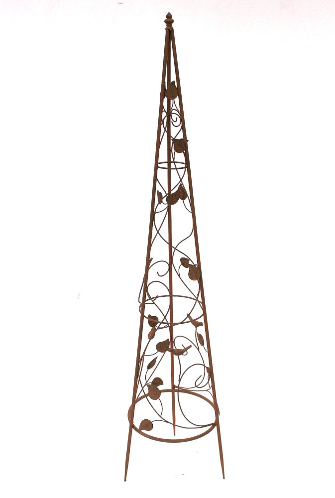 Rankhilfe Pyramide 082547 aus Metall M-118cm Kletterhilfe Rankgerüst Ranke
