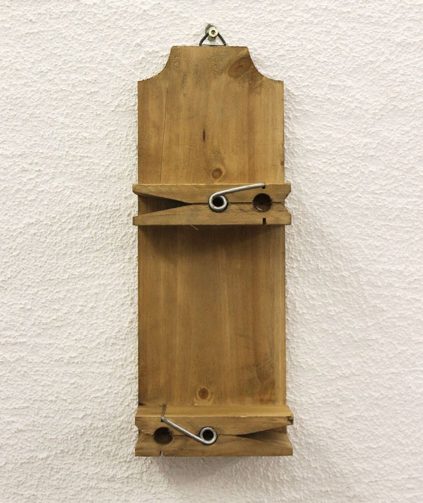 Wandregal 14B460 Setzkasten Wäscheklammer 39cm Wandkonsole Küchenregal Konsole