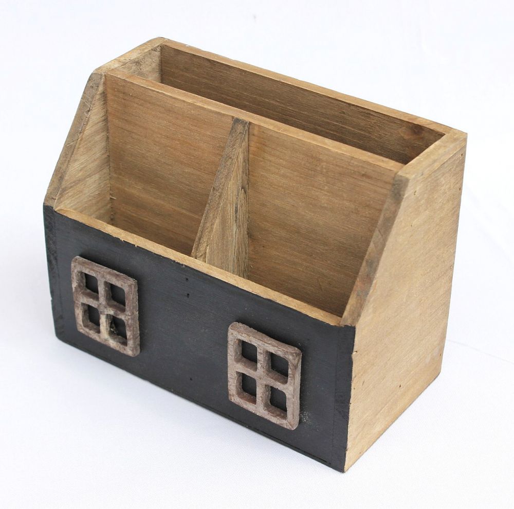 Desk organizer 14B198 Utensilo Letter tray shabby 18,5cm Seedbox Organizer