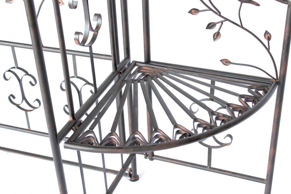 DanDiBo rose arch with door metal 18602 archway garden gate iron climbing aid trellis arched gate