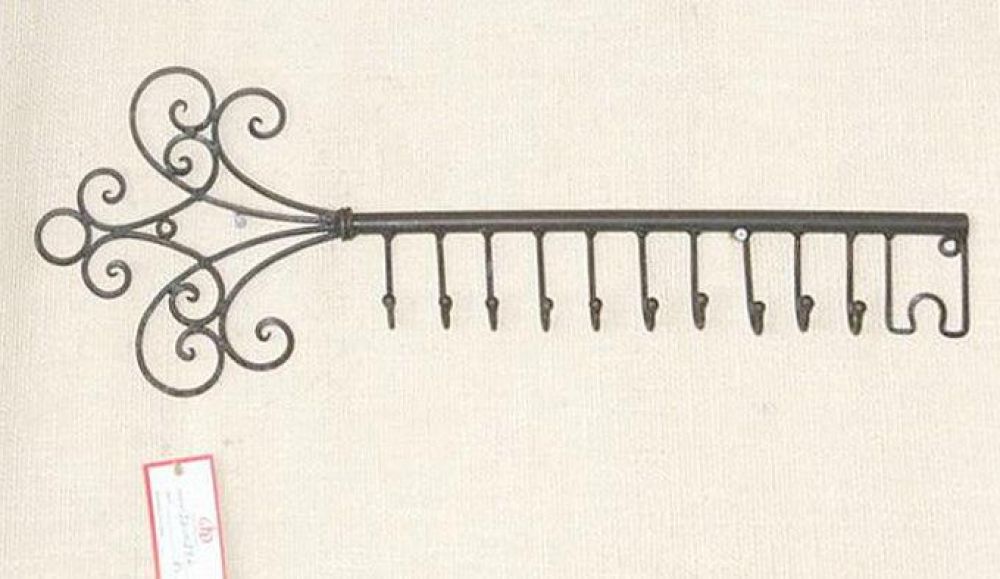 Schlüsselhänger Hakenleiste 101852 Schlüsselleiste 56cm Wandhaken Schlüsselbrett