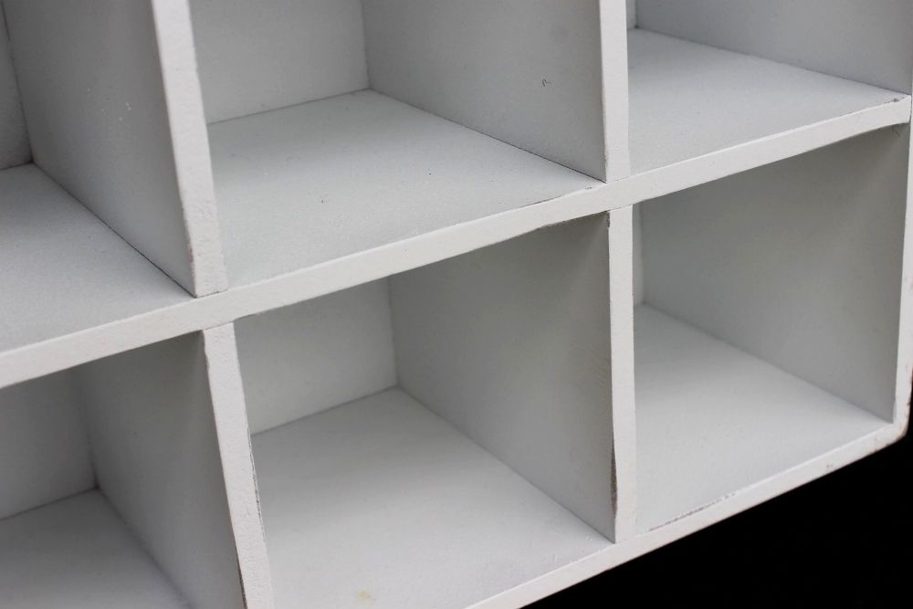 Setzkasten Wandregal 12020 Regal 40cm Vintage Shabby Landhaus Küchenregal Weiß