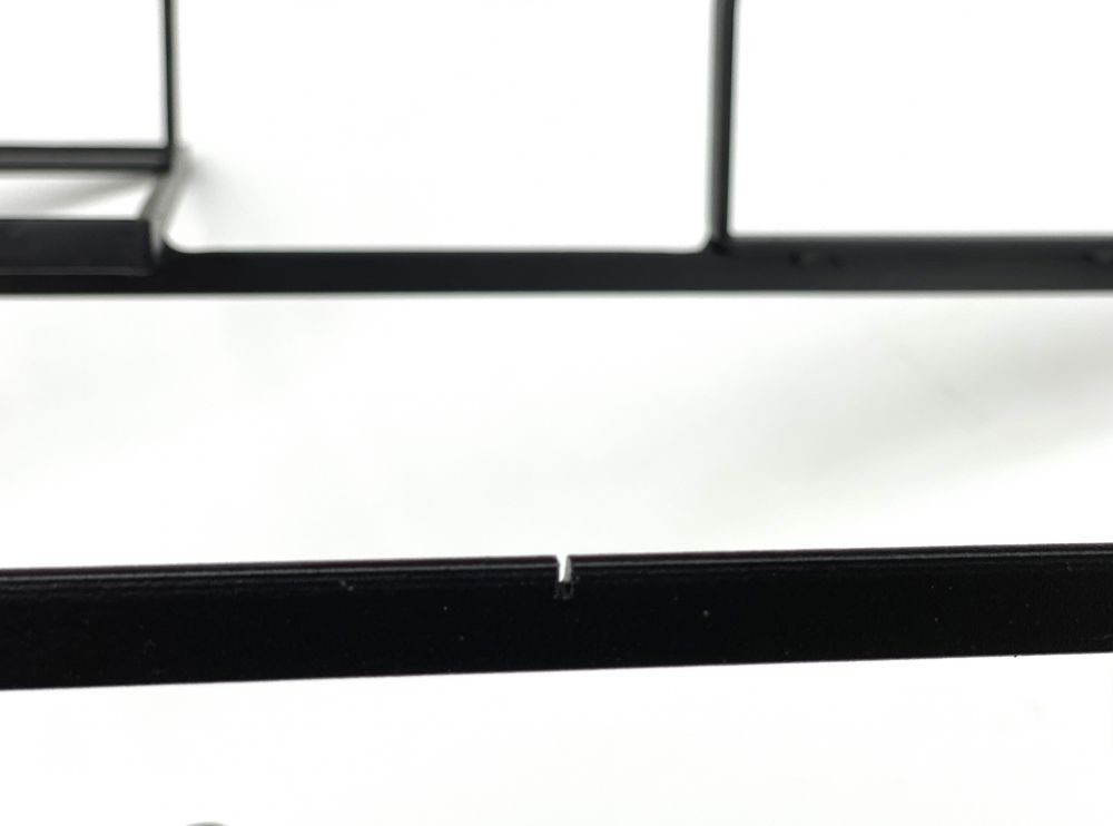 Weinregal Metall Schwarz Black Line Flaschenständer Flaschenregal Flaschenhalter Wandregal